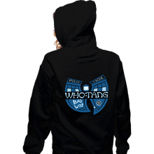 Load image into Gallery viewer, Daily_Deal_Shirts Zippered Hoodies, Unisex / Small / Black Who-Tang