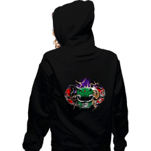 Load image into Gallery viewer, Shirts Zippered Hoodies, Unisex / Small / Black Green Legend