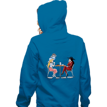Load image into Gallery viewer, Shirts Zippered Hoodies, Unisex / Small / Royal Blue Peach And Pauline