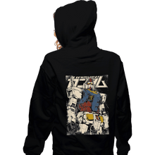 Load image into Gallery viewer, Shirts Zippered Hoodies, Unisex / Small / Black The First Gundam