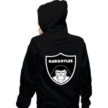 Load image into Gallery viewer, Secret_Shirts Zippered Hoodies, Unisex / Small / Black Gargoyles Raid