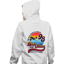 Load image into Gallery viewer, Shirts Zippered Hoodies, Unisex / Small / White Retro Let's Jam