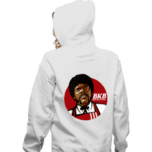 Load image into Gallery viewer, Secret_Shirts Zippered Hoodies, Unisex / Small / White BKB