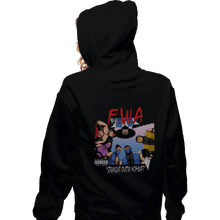 Load image into Gallery viewer, Secret_Shirts Zippered Hoodies, Unisex / Small / Black Fighters With Attitude