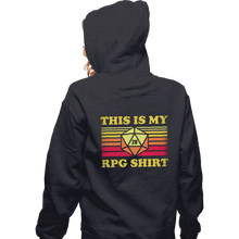 Load image into Gallery viewer, Shirts Zippered Hoodies, Unisex / Small / Dark Heather My RPG Shirt