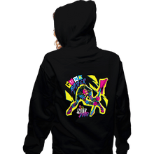 Load image into Gallery viewer, Daily_Deal_Shirts Zippered Hoodies, Unisex / Small / Black Punk Spider Is Not Dead