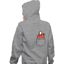Load image into Gallery viewer, Secret_Shirts Zippered Hoodies, Unisex / Small / Sports Grey Pocket Pochita