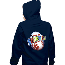 Load image into Gallery viewer, Shirts Zippered Hoodies, Unisex / Small / Navy Law Of Surprise