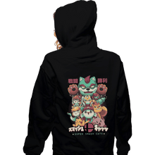 Load image into Gallery viewer, Shirts Zippered Hoodies, Unisex / Small / Black Smash Cats
