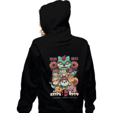 Load image into Gallery viewer, Shirts Zippered Hoodies, Unisex / Small / Black Smash Cats