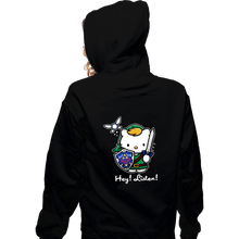 Load image into Gallery viewer, Shirts Zippered Hoodies, Unisex / Small / Black Hey Listen