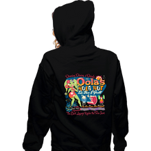 Load image into Gallery viewer, Daily_Deal_Shirts Zippered Hoodies, Unisex / Small / Black Oola's Hula Hut