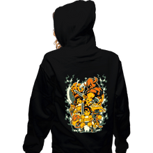 Load image into Gallery viewer, Shirts Zippered Hoodies, Unisex / Small / Black Golden Axe Heroes