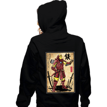 Load image into Gallery viewer, Daily_Deal_Shirts Zippered Hoodies, Unisex / Small / Black Iron Samurai