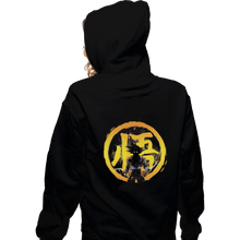 Load image into Gallery viewer, Shirts Zippered Hoodies, Unisex / Small / Black Young Dragon
