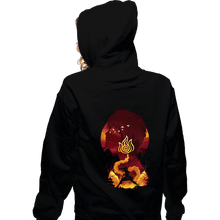 Load image into Gallery viewer, Daily_Deal_Shirts Zippered Hoodies, Unisex / Small / Black Firebender