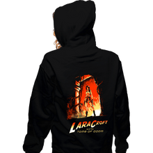 Load image into Gallery viewer, Shirts Zippered Hoodies, Unisex / Small / Black Indiana Croft