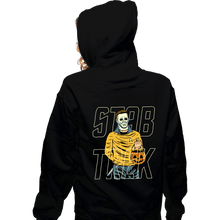Load image into Gallery viewer, Secret_Shirts Zippered Hoodies, Unisex / Small / Black Stab Trek