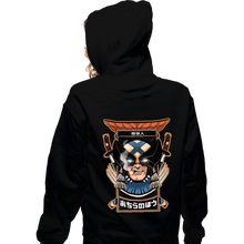 Load image into Gallery viewer, Daily_Deal_Shirts Zippered Hoodies, Unisex / Small / Black Immortal Samurai