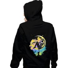 Load image into Gallery viewer, Secret_Shirts Zippered Hoodies, Unisex / Small / Black Soul of Moon