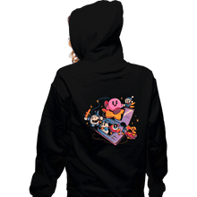 Load image into Gallery viewer, Daily_Deal_Shirts Zippered Hoodies, Unisex / Small / Black Pink Blob Game