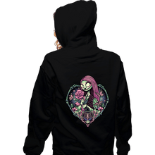 Load image into Gallery viewer, Daily_Deal_Shirts Zippered Hoodies, Unisex / Small / Black Heart Sally Ragdoll