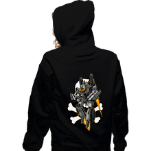 Load image into Gallery viewer, Daily_Deal_Shirts Zippered Hoodies, Unisex / Small / Black Skull Leader
