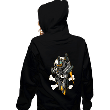 Load image into Gallery viewer, Daily_Deal_Shirts Zippered Hoodies, Unisex / Small / Black Skull Leader