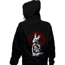 Load image into Gallery viewer, Shirts Zippered Hoodies, Unisex / Small / Black Silent Robbie