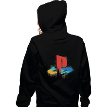 Load image into Gallery viewer, Shirts Zippered Hoodies, Unisex / Small / Black PS Splash