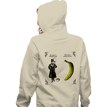 Load image into Gallery viewer, Shirts Zippered Hoodies, Unisex / Small / White The Olde Joke Of A Big Spoon And A Banana
