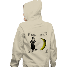 Load image into Gallery viewer, Shirts Zippered Hoodies, Unisex / Small / White The Olde Joke Of A Big Spoon And A Banana