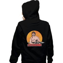 Load image into Gallery viewer, Shirts Zippered Hoodies, Unisex / Small / Black Fat Rambo