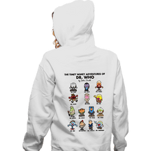 Load image into Gallery viewer, Daily_Deal_Shirts Zippered Hoodies, Unisex / Small / White The Timey Wimey Adventures of the Doctor