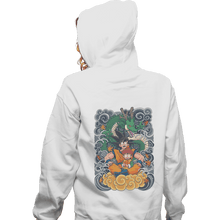 Load image into Gallery viewer, Shirts Zippered Hoodies, Unisex / Small / White Goku and Gohan