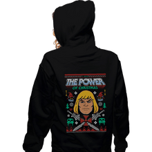 Load image into Gallery viewer, Shirts Zippered Hoodies, Unisex / Small / Black The Power Of Christmas