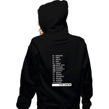 Load image into Gallery viewer, Secret_Shirts Zippered Hoodies, Unisex / Small / Black 55 Burgers...