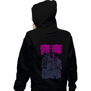Sold_Out_Shirts Zippered Hoodies, Unisex / Small / Black Daft Cyberpunk