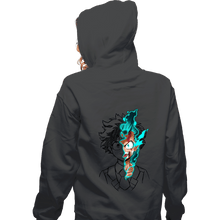 Load image into Gallery viewer, Daily_Deal_Shirts Zippered Hoodies, Unisex / Small / Dark Heather Power 100 Full Cowl