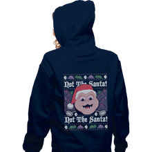 Load image into Gallery viewer, Shirts Zippered Hoodies, Unisex / Small / Navy Not The Santa!