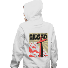 Load image into Gallery viewer, Secret_Shirts Zippered Hoodies, Unisex / Small / White Gilead