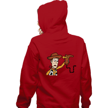 Load image into Gallery viewer, Secret_Shirts Zippered Hoodies, Unisex / Small / Red Snake In A Boot