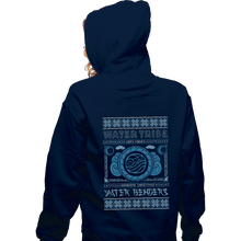 Load image into Gallery viewer, Shirts Zippered Hoodies, Unisex / Small / Navy Water Tribe Ugly Sweater