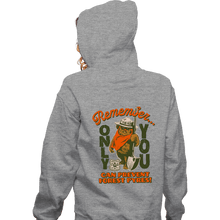 Load image into Gallery viewer, Daily_Deal_Shirts Zippered Hoodies, Unisex / Small / Sports Grey Pyre Safety