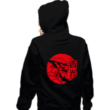 Load image into Gallery viewer, Secret_Shirts Zippered Hoodies, Unisex / Small / Black Yoshimitsu