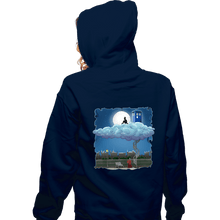Load image into Gallery viewer, Shirts Zippered Hoodies, Unisex / Small / Navy Above The Clouds