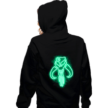 Load image into Gallery viewer, Secret_Shirts Zippered Hoodies, Unisex / Small / Black Club Mando