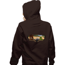 Load image into Gallery viewer, Daily_Deal_Shirts Zippered Hoodies, Unisex / Small / Dark Chocolate Classic Road Trip Adventurea