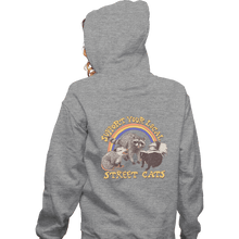 Load image into Gallery viewer, Shirts Zippered Hoodies, Unisex / Small / Sports Grey Street Cats