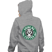 Load image into Gallery viewer, Daily_Deal_Shirts Zippered Hoodies, Unisex / Small / Sports Grey Drink Me Coffee
